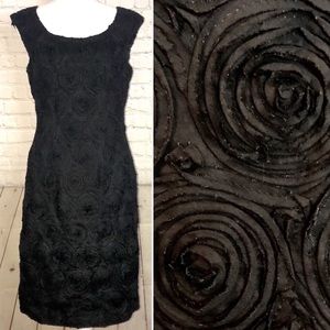 Adrianna Papell Black Dress, size 8